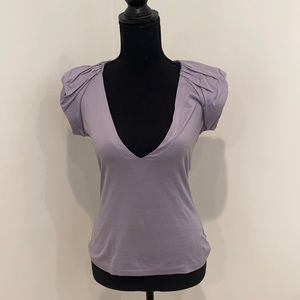 Dusty purple YSL top